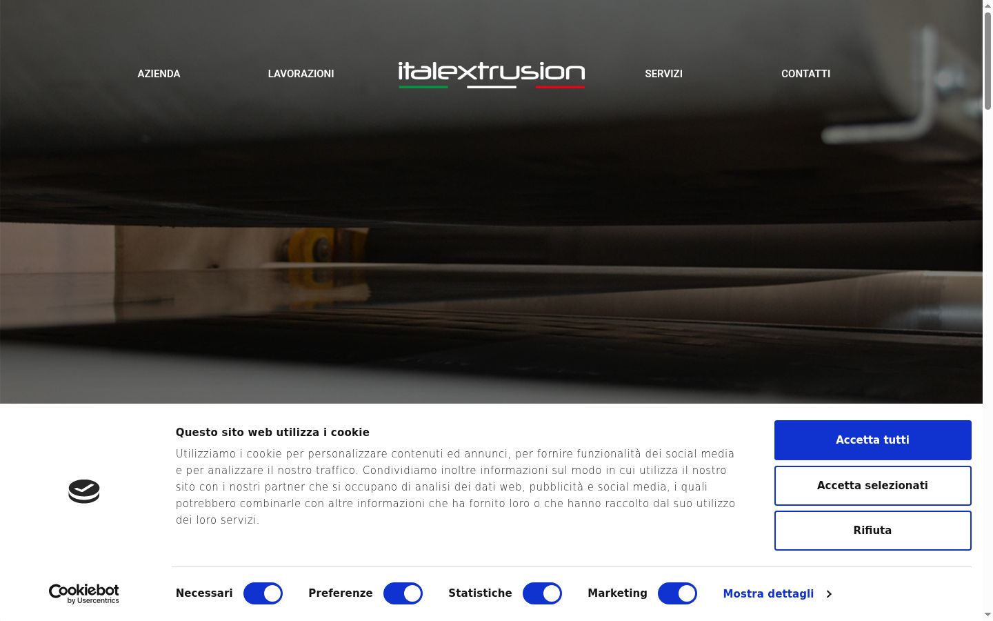 Capture d'écran de la bannière de consentement affichée avant toute interaction