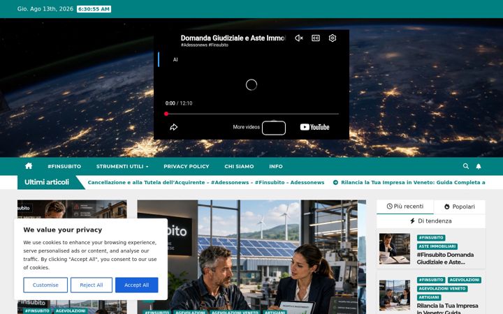 Screenshot of italfin.org