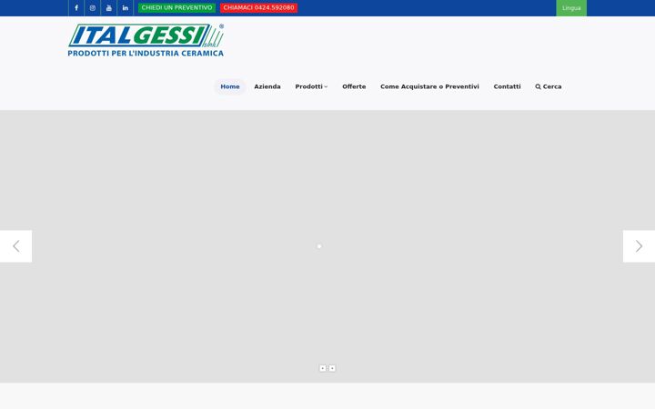 Screenshot of italgessi.com