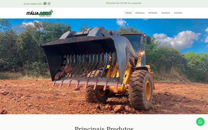 Screenshot of italiaagro.com.br