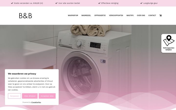 Screenshot of italiaanswasparfum.nl