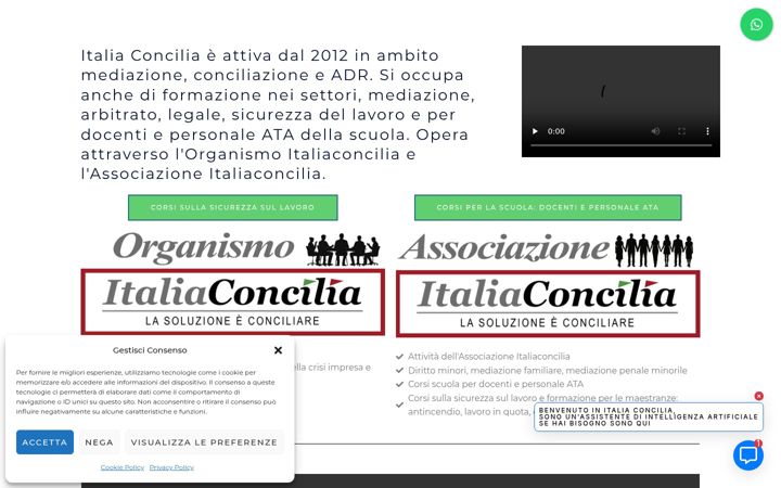 Screenshot of italiaconcilia.it