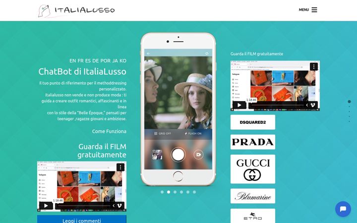 Screenshot of italialusso.com