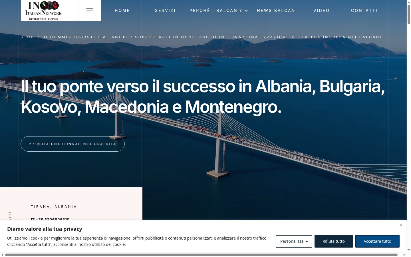 Screenshot tal-banner tal-kunsens muri qabel kwalunkwe interazzjoni