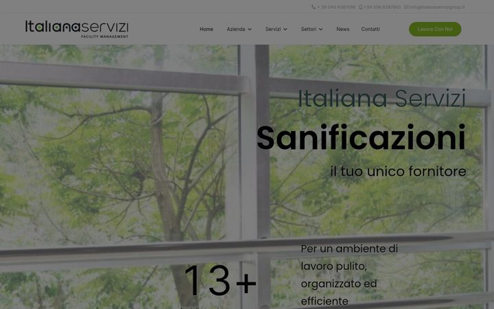 Screenshot of italianaservizigroup.it