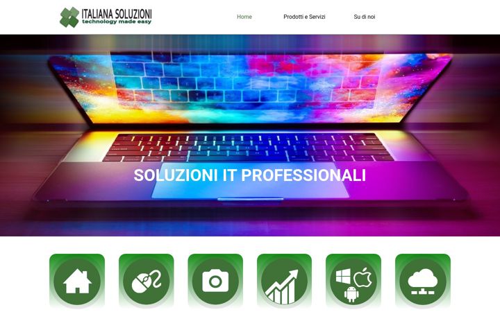 Screenshot of italianasoluzioni.it