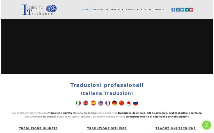 Screenshot of italianatraduzioni.it