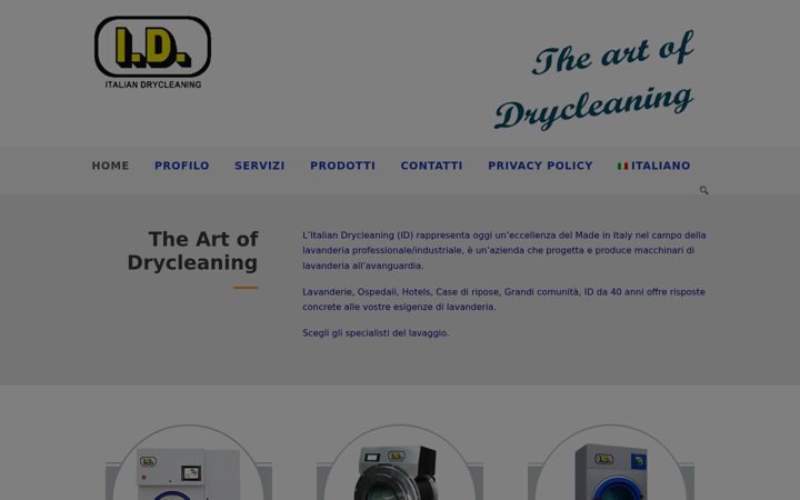 Screenshot of italiandrycleaning.it