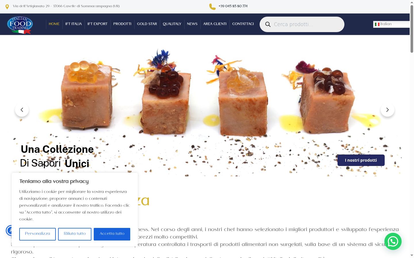Snímek obrazovky baneru souhlasu zobrazeného před jakoukoli interakcí