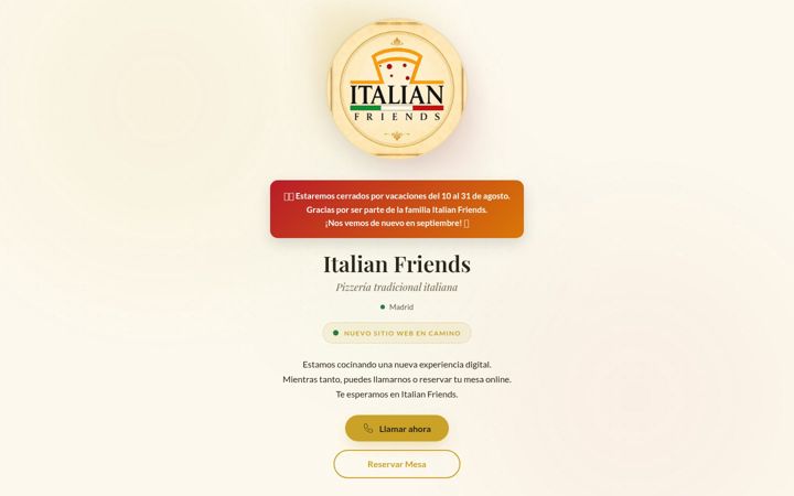 Screenshot of italianfriends.eu