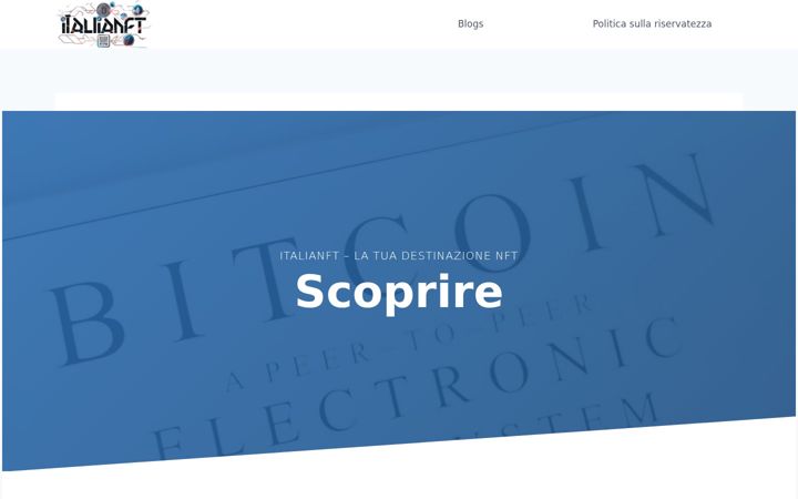 Screenshot of italianft.it