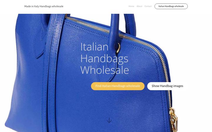 Screenshot of italianhandbagswholesale.com