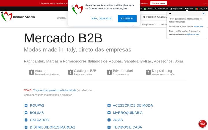 Screenshot of italianmoda.com.br