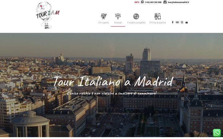 Screenshot of italianoamadrid.it