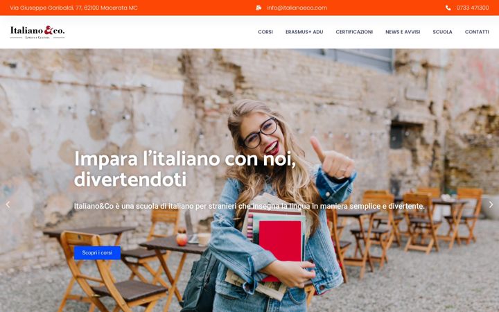 Screenshot of italianoeco.com