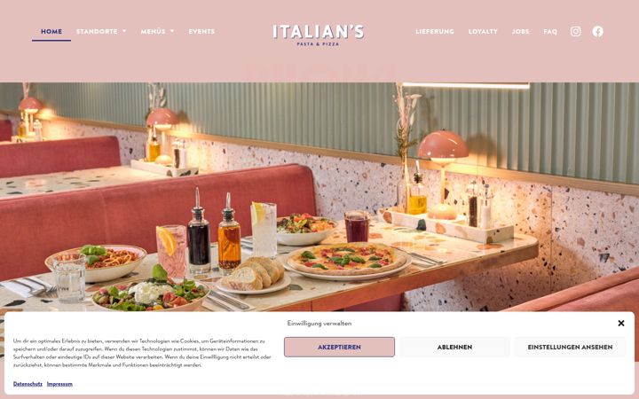 Screenshot of italians.de