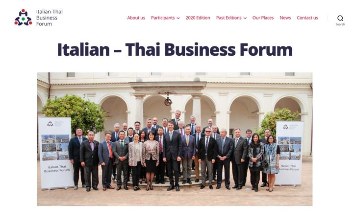 Screenshot of italianthaibusinessforum.com