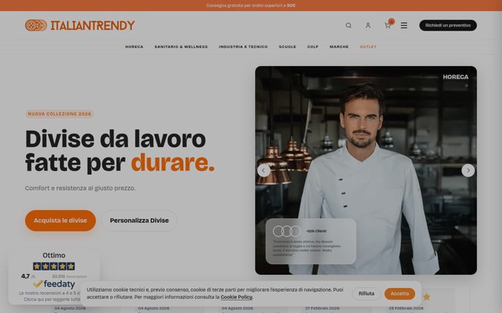 Screenshot of italiantrendy.com