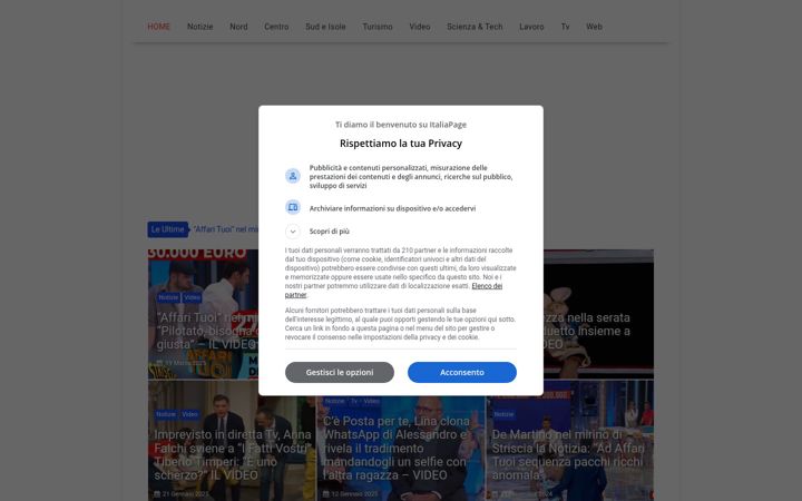 Screenshot of italiapage.it