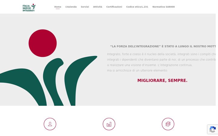 Screenshot of italiaservizintegrati.com