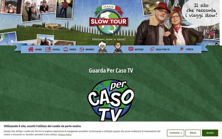 Screenshot of italiaslowtour.it