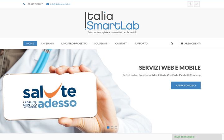 Screenshot of italiasmartlab.it