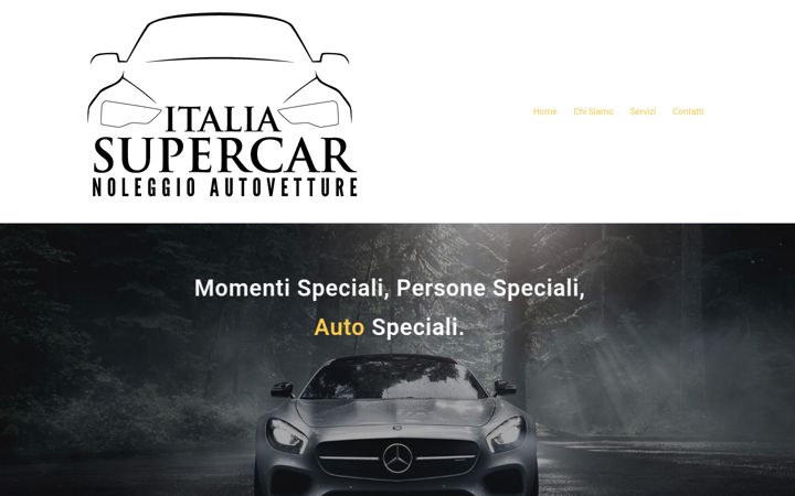 Screenshot of italiasupercar.com