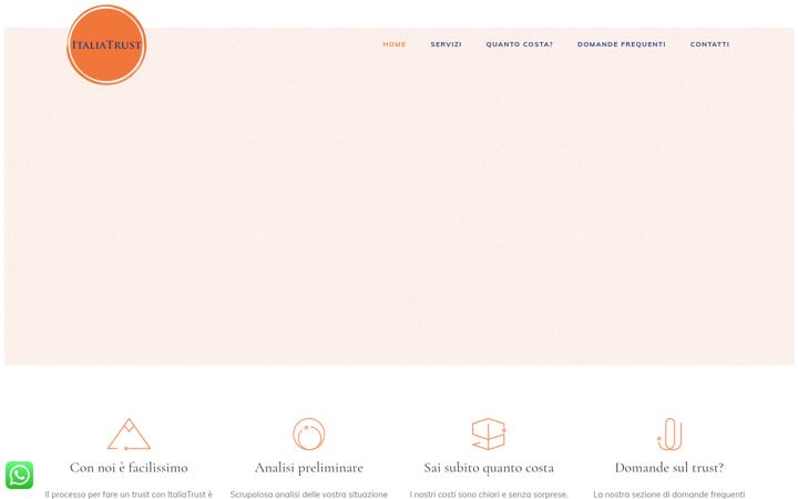 Screenshot of italiatrust.it