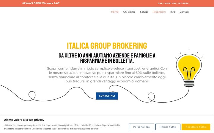 Screenshot of italicagroup.it