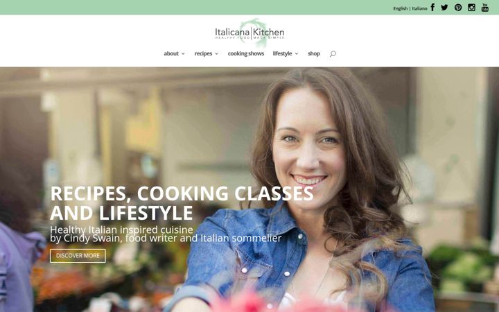 Screenshot of italicanakitchen.com