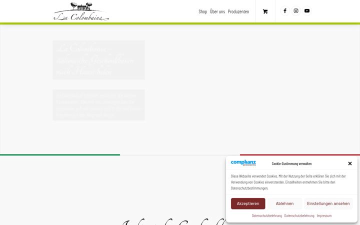 Screenshot of italienische-geschenkboxen.de