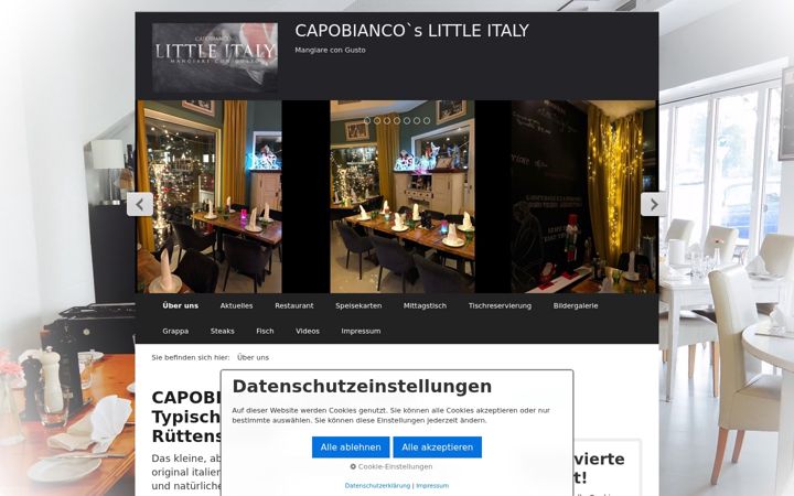 Screenshot of italienisches-restaurant-ruettenscheid.de