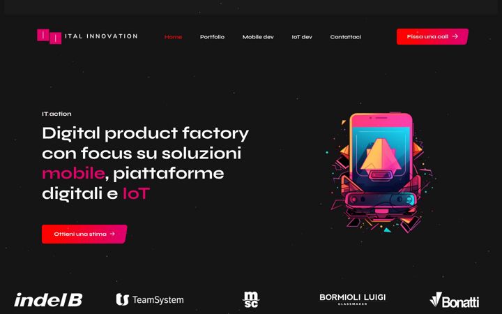 Screenshot of italinnovationsrl.it