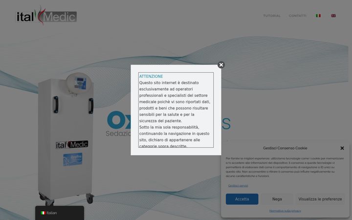 Screenshot of italmedic.com