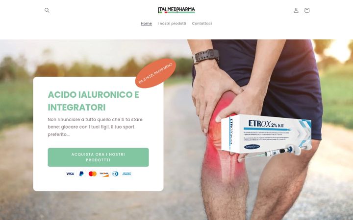Screenshot of italmedpharma.it