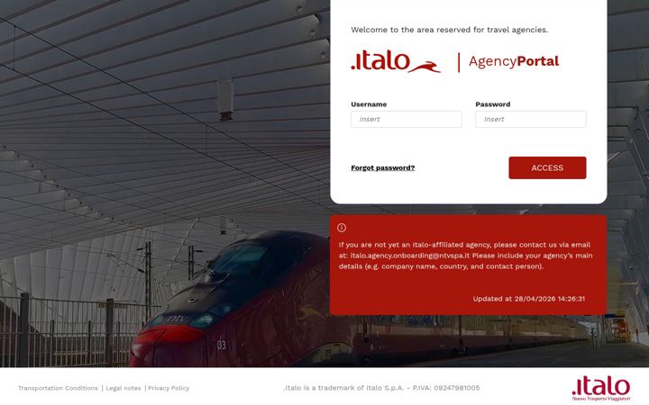 Screenshot of italoagenzie.it