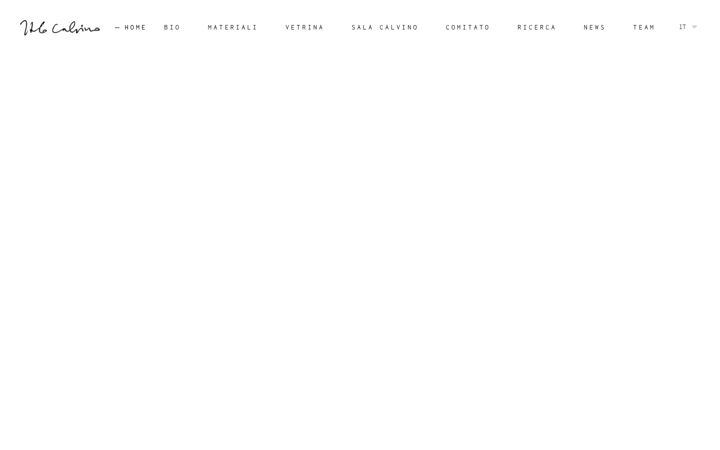 Screenshot van italocalvino.org