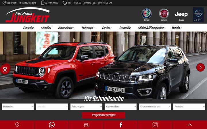 Screenshot of italocenter-jungkeit.de