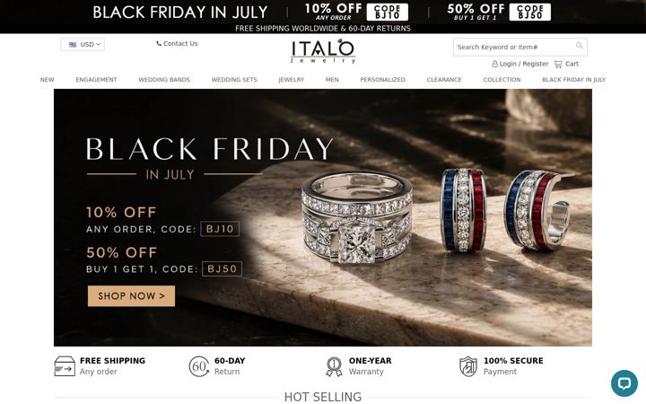 Screenshot of italojewelry.com