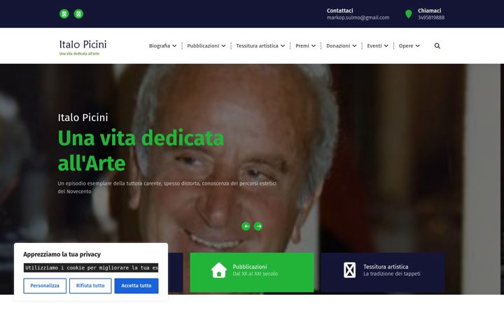 Screenshot of italopicini.it
