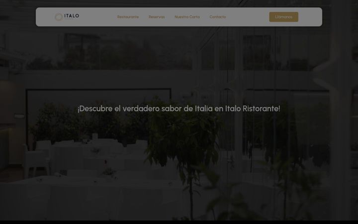 Screenshot of italorestaurante.com