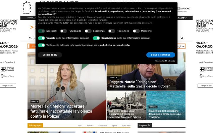 Screenshot of italpress.com