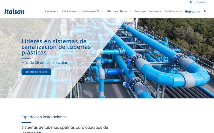 Screenshot of italsan.com