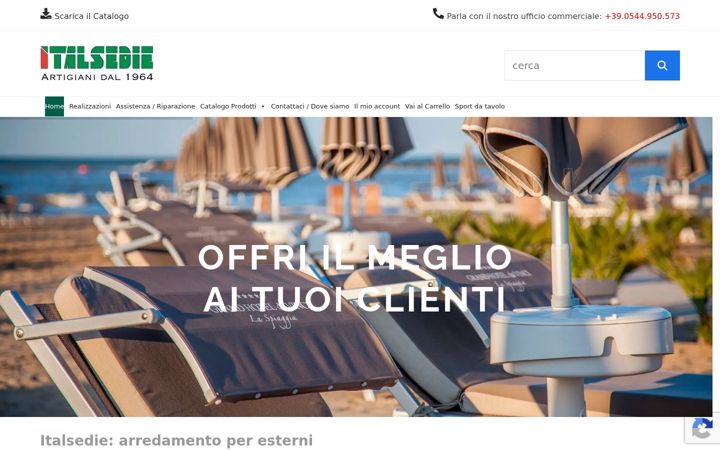 Screenshot of italsedie.com