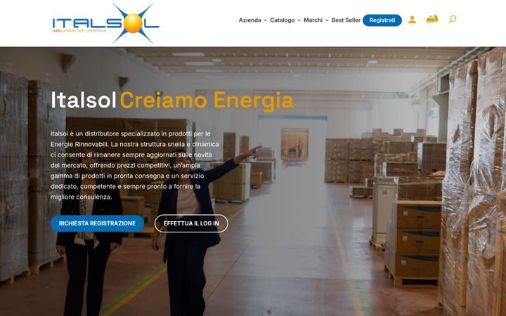 Screenshot of italsolsrl.it