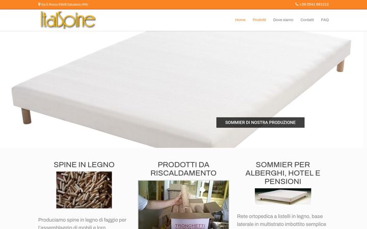 Screenshot of italspine.it