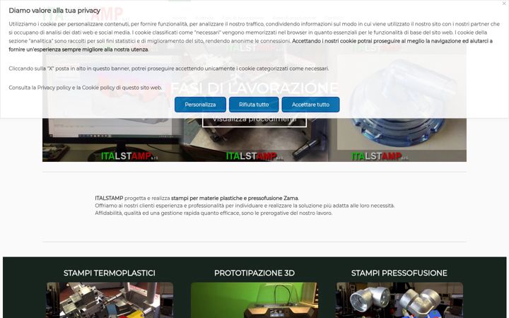 Screenshot of italstamp.com