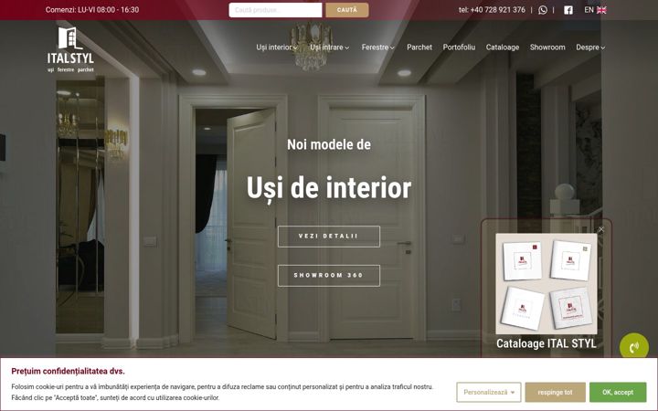 Screenshot of italstyl.ro
