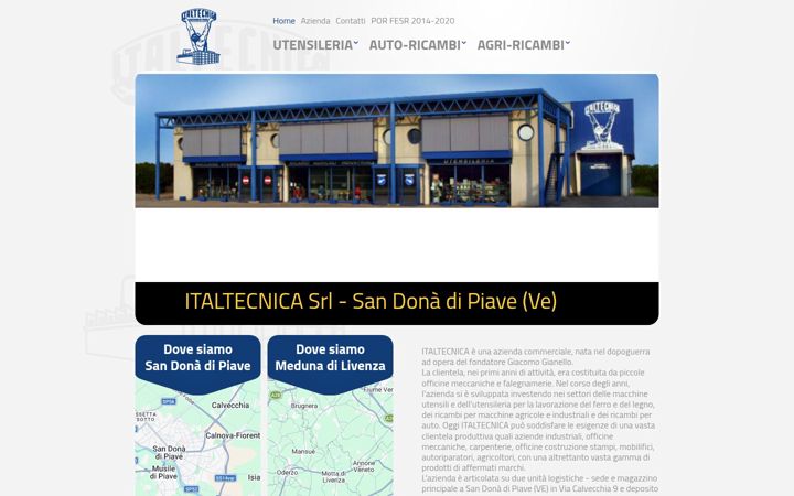 Screenshot of italtecnica.net