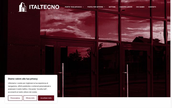 Screenshot of italtecnobuilding.it